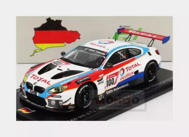 Spark Bmw 6-series M6 Gt3 Team Walkenhorst Motorsport N 100 24h Nurburgring 2020 H.walkenhorst A.ziegler F.von Bohlen M.von Bohlen 1:43 SG709