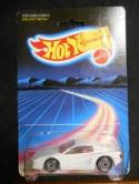 HOT WHEELS 1897 ,FERRARI TESTAROSSA WITH ORIGINAL PACKAGE,WHITE, RED INTERIOR,UH