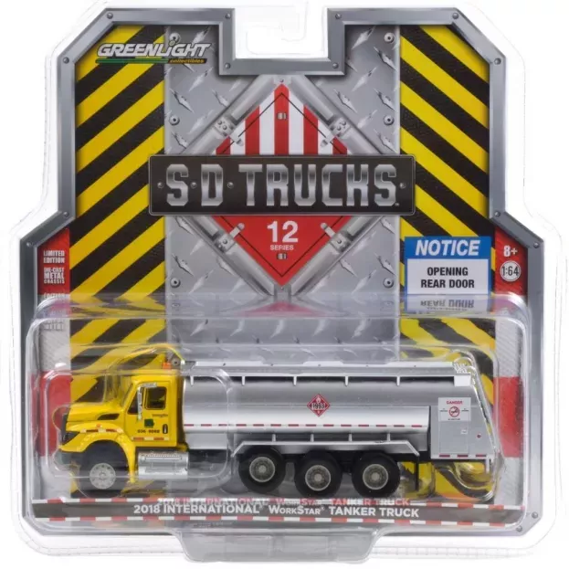 Greenlight International Workstar Tanker Truck 4-assi 2018 1:64 45120A