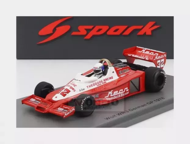 Spark Williams F1 Wolf Wr3 N 32 Germany Gp 1978 K.rosberg 1:43 S9999