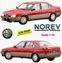 Alfa Romeo 164 Limousine 1991 *Maquilage 90* Rosso Alfa Red 1:18 Norev 187866