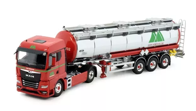 Tekno Man Heesvelde Van Man Tgx Gm 4x2 3-assige Tankoplegger 1:50 83737