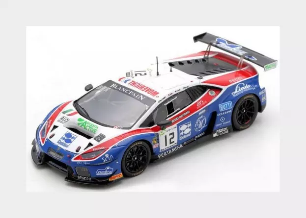 Spark Lamborghini Huracan Gt3 Team Ombra Racing N 12 24h Spa 2018 K.ling A.frassineti R.monti A.rizzoli 1:43 SB305