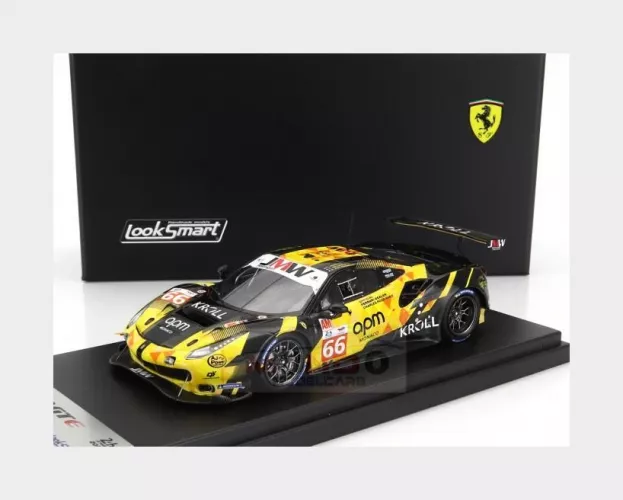 Looksmart Ferrari 488 Gte Evo 3.9l Turbo V8 Team Jmw Motorsport N 66 24h Le Mans 2023 Thomas Neubauer Louis Prette Giacomo Petrobelli 1:43 LSLM166