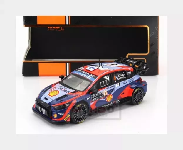 IXO Models Hyundai I20 N Rally1 Team Shell Mobis Wrt N 4 8th Rally Montecarlo 2023 Lappi Esapekka Janne Ferm 1:43 RAM884.22
