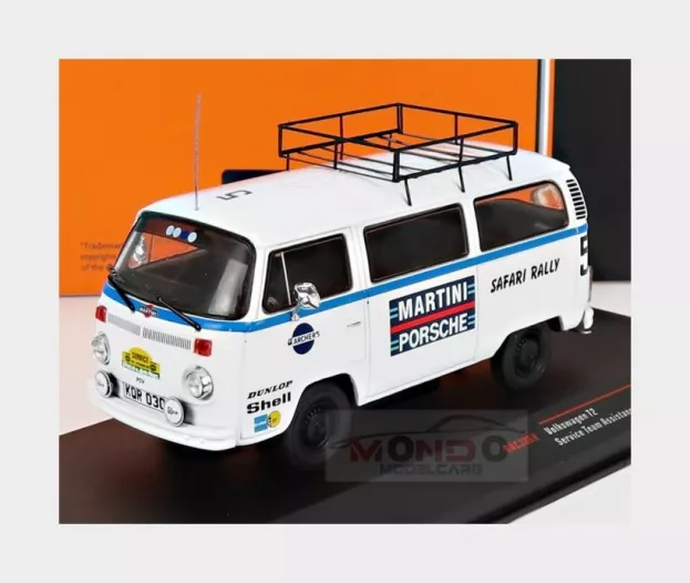 IXO Models Volkswagen T2 Minibus N 5 Rally Safari Assistance Team Martini Racing 1978 1:43 RAC386X