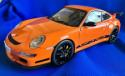 1:18 AUTOART Porsche 997 GT3 RS Orange W/Black Stripes (Model # 77991)