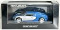 Minichamps 1:43 - 2009 Bugatti Veyron Centennaire (Blue/Chrome) - 400110850