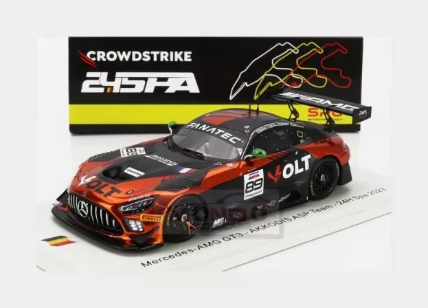 Spark Mercedes Amg Gt3 Team Akkodis Asp N 89 24h Spa 2023 A.baptista R.baptista A.hellmeister B.baptista 1:43 SB728