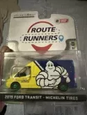 GREENLIGHT 1:64 2019 Ford Transit LWB High Roof "Michelin Tires" 53020A chase
