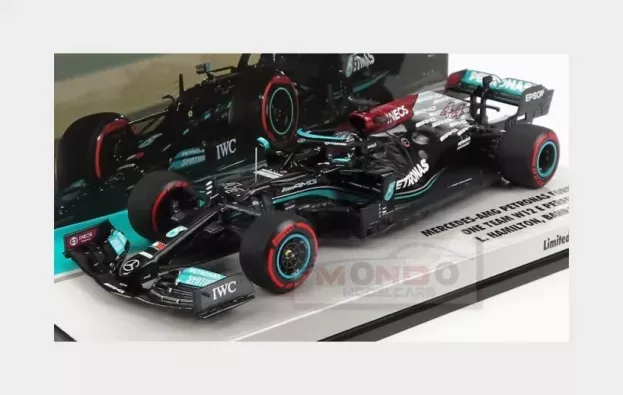 Minichamps Mercedes F1 W12 Mercedes M12 Eq Power+ Team Amg Petronas Motorsport Formula One N 44 Winner Bahrain Gp 2021 Lewis Hamilton 1:43 413210144