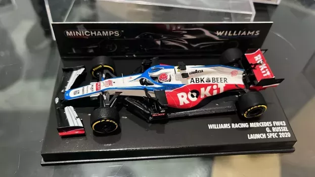 Minichamps Williams F1 Fw43 Team Rokit Williams Mercedes N 63 Season 2020 Russell 1:43 417200063