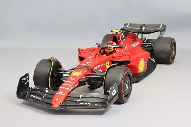 BBR Ferrari Bahrain Gp 2022 2nd Place Carlos Sainz 2022 1:18 BBR221855