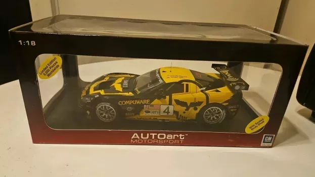 Autoart Chevrolet Corvette C6r N 4 24h Le Mans 2007 O.beretta O.gavin 1:18 80705