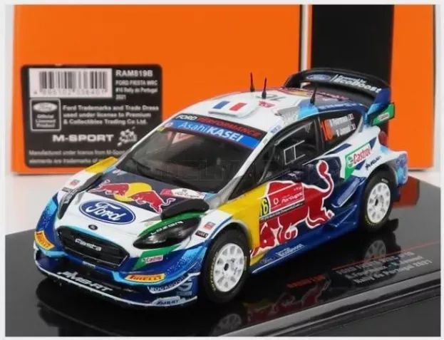 IXO Models Ford Fiesta Wrc N 16 Rally Portogallo 2021 A.fourmaux R.jamoul 1:43 RAM819B