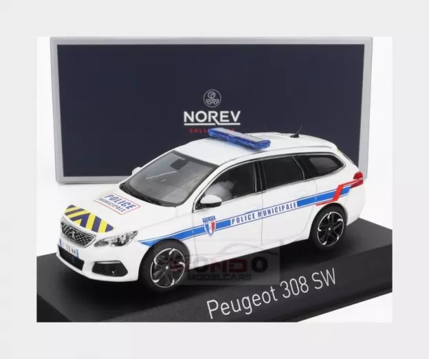 Norev Peugeot 308 Sw Station Wagon Police Municipale 2018 1:43 473944