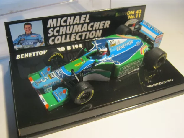 Minichamps Benetton F1 194b Ford N 5 Season 1994 M.schumacher 1:43 510944305
