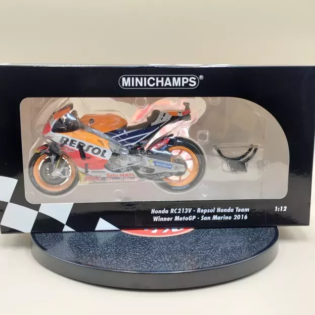Minichamps Honda Rc213v Team Honda Repsol N 26 Motogp San Marino 2016 Daniel Pedrosa 1:12 122161126