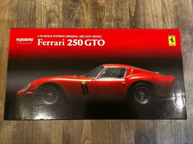 Kyosho Ferrari 250 Gto 1962 Blue Interior 1:18 08437R