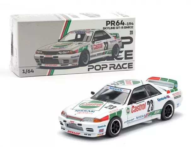 Pop Race Nissan Skyline Gt-r r32 N 23 Winner Macau Guia Race 1990 Masahiro Hasemi 1:64 PR640194