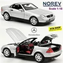 Mercedes-Benz SLK 1996-2000 R 170 Brilliant Silver Metallic 1:18 Norev 183020