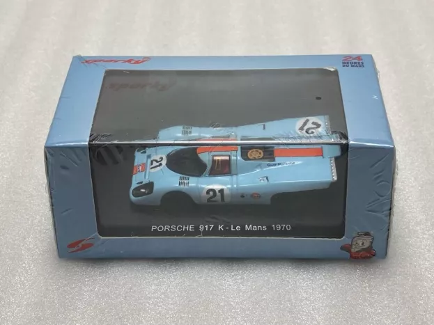 Spark Porsche 917k 4.9l Team Jw Automotive Engineering Gulf N 21 24h Le Mans 1970 P.rodriguez L.kinnunen 1:64 Y143