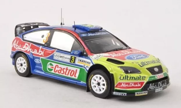 IXO Models Ford Focus Rs07 Wrc N 3 Winner Rally Jordan 2008 M.hirvonen J.lehtinen 1:43 RAM326
