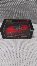Burago 1992 Dodge Viper RT/10 Red 1:18 Scale Die Cast Metal 3025 Open Box