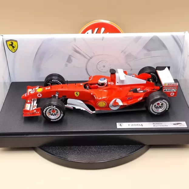 Hot Wheels Ferrari F1 F2004 N 2 2004 R.barrichello 1:18 B6201