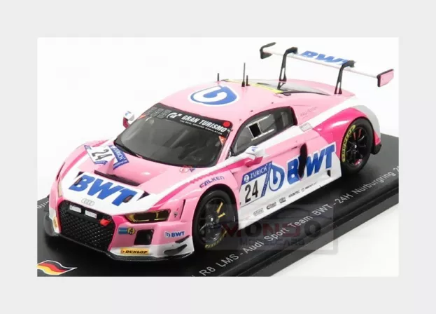 Spark Audi R8 Lms Team Audi Sport Bwt N 24 24h Nurburgring 2018 M.winkelhock M.rockenfeller C.haase N.muller 1:43 SG409