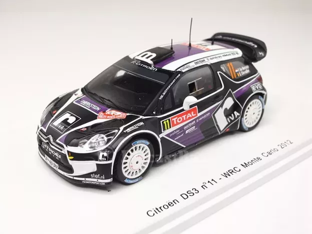 Spark Citroen Ds3 Wrc N 11 Rally Montecarlo 2012 P.van Merksteijn E.chevaillier 1:43 S3329