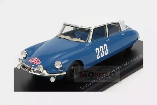 Spark Citroen Ds19 N 233 2nd Rally Montecarlo 1963 P.toivonen A.jarvi 1:43 S5531