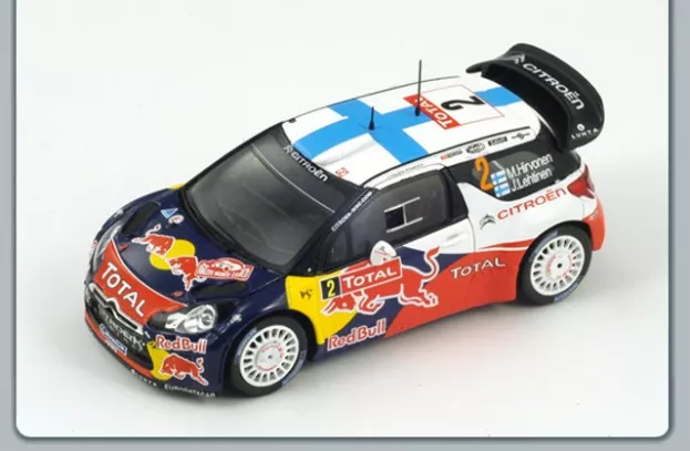 Spark Citroen Ds3 Wrc Red Bull N 2 4th Rally Montecarlo 2012 M.hirvonen J.lehtinen 1:43 S3327
