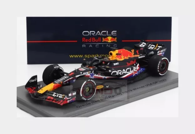 Spark Red Bull F1 Rb19 Team Oracle Red Bull Racing N 1 World Champion Winner Austin Usa Gp 2023 Max Verstappen 1:43 S8915