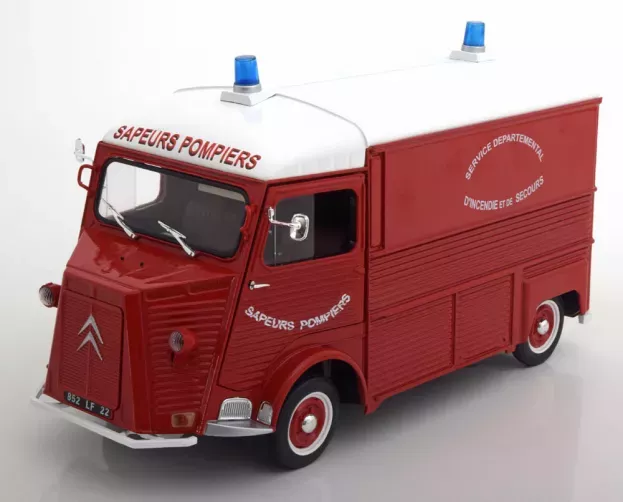 Solido Citroen Type Hy Van Sapeurs Pompiers 1969 1:18 1850013