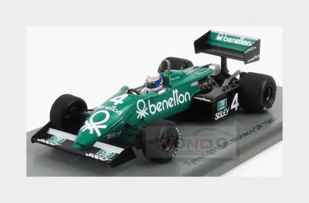 Spark Tyrrell F1 011 N 4 Monaco Gp 1983 D.sullivan 1:43 S7285