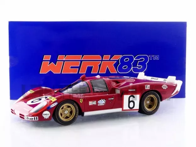 Werk83 Ferrari 512s 5.0l V12 Long Tail Team Sefac Spa Ferrari N 6 24h Le Mans 1970 Ignazio Giunti Nino Vaccarella 1:18 W18053004