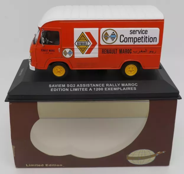 IXO Models Saviem Sg2 Van Assistance Renault Rally Maroc 1:43 COF032