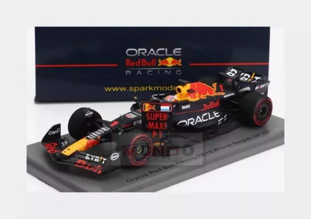 Spark Red Bull F1 Rb19 Team Oracle Red Bull Racing N 1 World Champion Winner Belgium Gp 2023 Max Verstappen 1:43 S8916