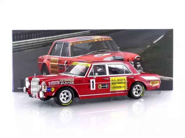 Werk83 Mercedes 300 Sel 6.8 Team Mercedes Amg N 1 24h Nurburgring 1972 Hans Heyer Thomas Betzler 1:18 W18030002