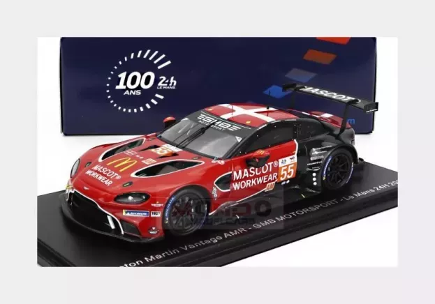 Spark Aston Martin Vantage Amr 4.0l Turbo V8 Team Gmb Motorsport N 55 24h Le Mans 2023 G.birch J.reno Moller M.sorensen 1:43 S8761