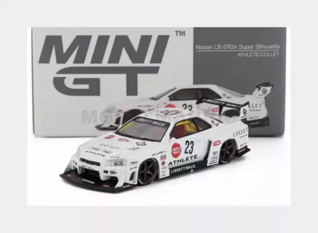 Mini GT Nissan Skyline Gt-r r34 Super Silhouette N 23 Racing Athlete Collet Rhd 2024 1:64 MGT01059-R