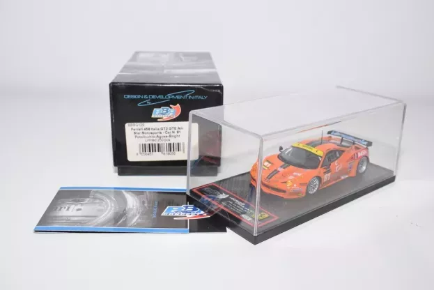 BBR Ferrari 458 Italia Gt2 Gte Am Team 8 Star Motorsports N 81 37th 24h Le Mans 2013 E.potolicchio R.aguas J.bright 1:43 BBRC129