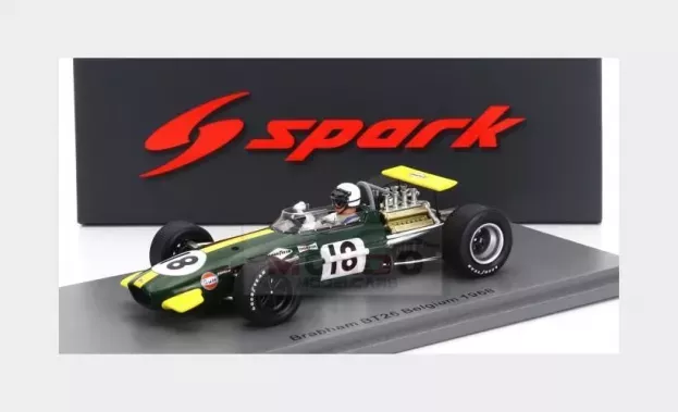 Spark Brabham F1 Bt26 N 18 Belgium Gp 1968 Jack Brabham 1:43 S8311
