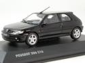 Solid Peugeot 306 S16 Onyx Black 1994 1/43 S4311405