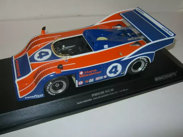Minichamps Porsche 917 10 N 4 Can-am Watkins Glen 1973 H.wiedmer 1:18 155736504