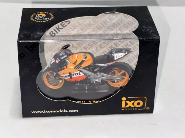 IXO Models Honda Rc211v Team Repsol N 69 Season Motogp N.hayden 2004 World Champion 1:24 RAB089