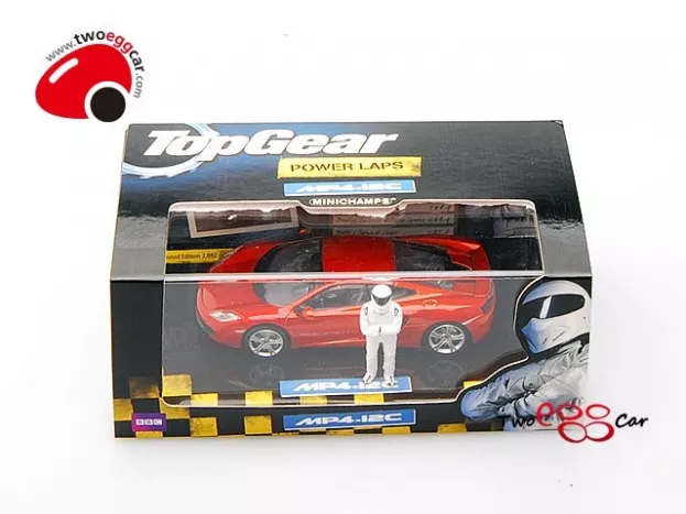 Minichamps Mclaren Mp4 12c Coupe Roadcar 2012 Top Gear With Figures 1:43 519431330