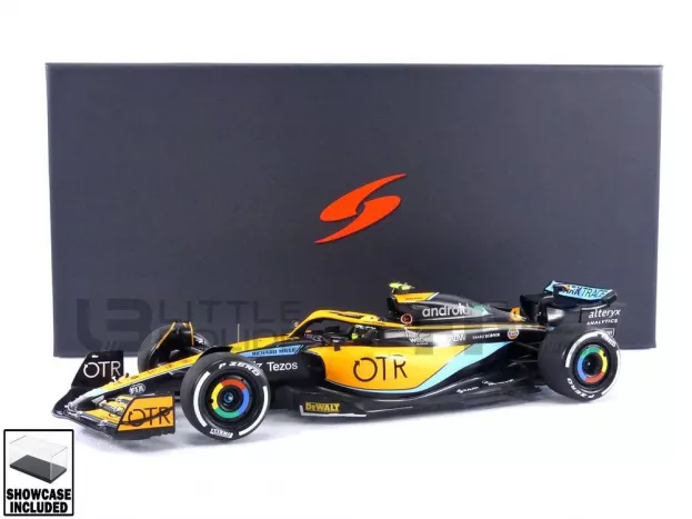 Spark Mclaren F1 Mcl36 Team Mclaren N 4 Australian Gp 2022 Lando Norris Con Vetrina With Showcase 1:18 18S759