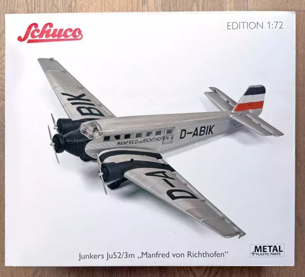Schuco Junkers Ju52 3m Manfred Von Richthofen 1:72 403551800